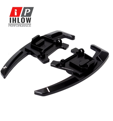 Aluminium Schaltwippen V2 VW Golf 7 GTI / R / CS T-Roc Tiguan Polo Rot Blau Schwarz Silber