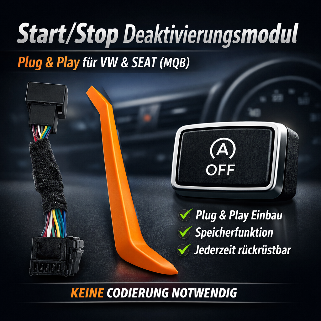 Start/Stop Deaktivierungsmodul – Plug & Play für VW & SEAT (MQB)