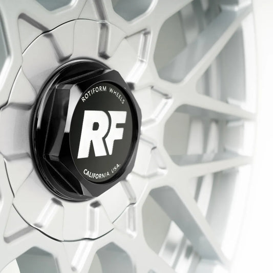 Rotiform Zentralverschluss Nabendeckel – Schwarz Glänzend