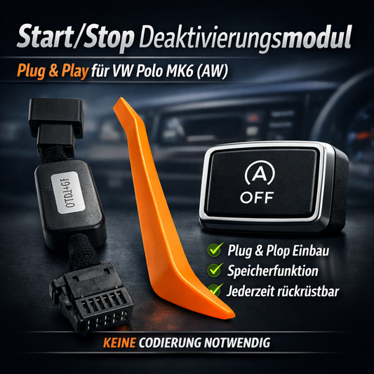 Start/Stop Deaktivierungsmodul – Plug & Play für VW Polo MK6 (AW)